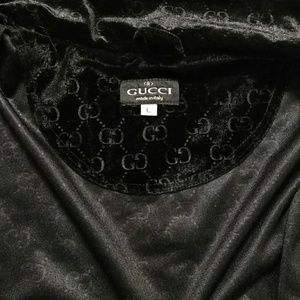Black Gucci warm up top